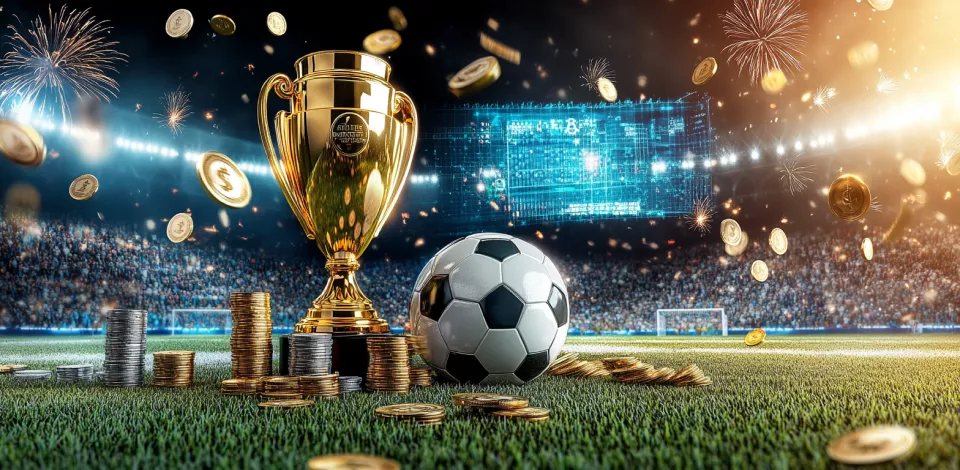 Приз, монеты и футбол — 1xBet
